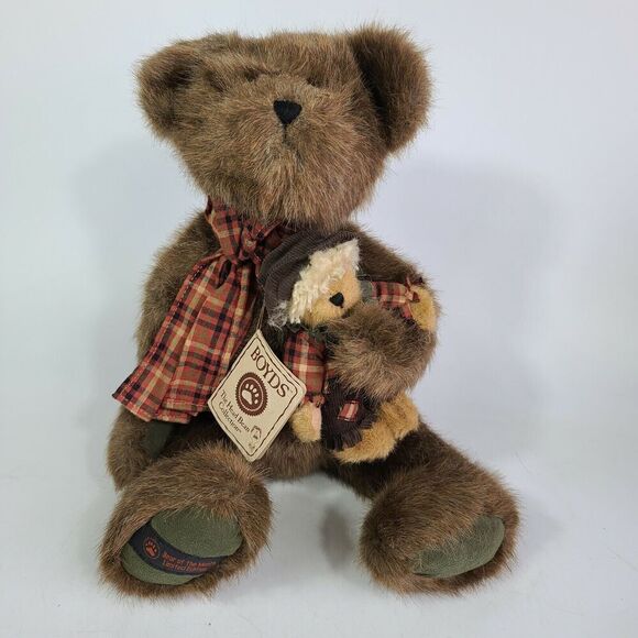 2005 Boyd’s Bears Russell Bear and Scarecrow Limited Edition Bear of the Month - Picture 1 of 7